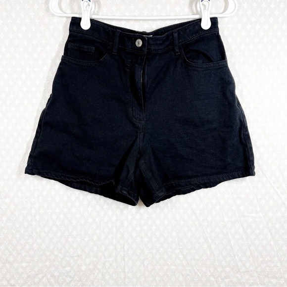 Aritzia Wilfred Free Black High Rise Denim Shorts - Picture 1 of 4